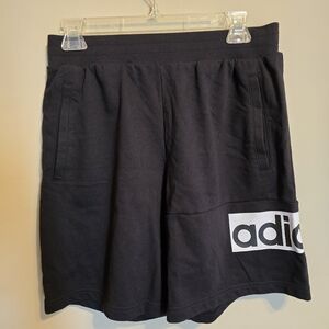Adidas Black Athletic Shorts Womens New Size MEDIUM